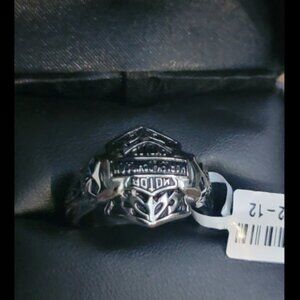 Harley Davidson willie g skull ring great gift size 12